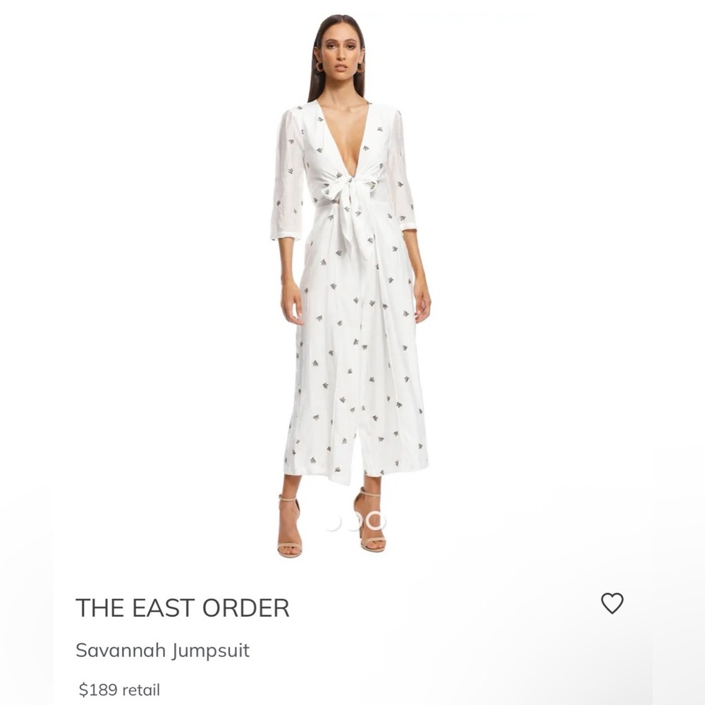 The East Order The Savannah Jumpsuit Size Small